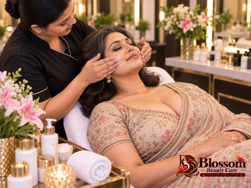 Advanced Anti-Aging Facial service in Raipur at Blossom Beauty Care