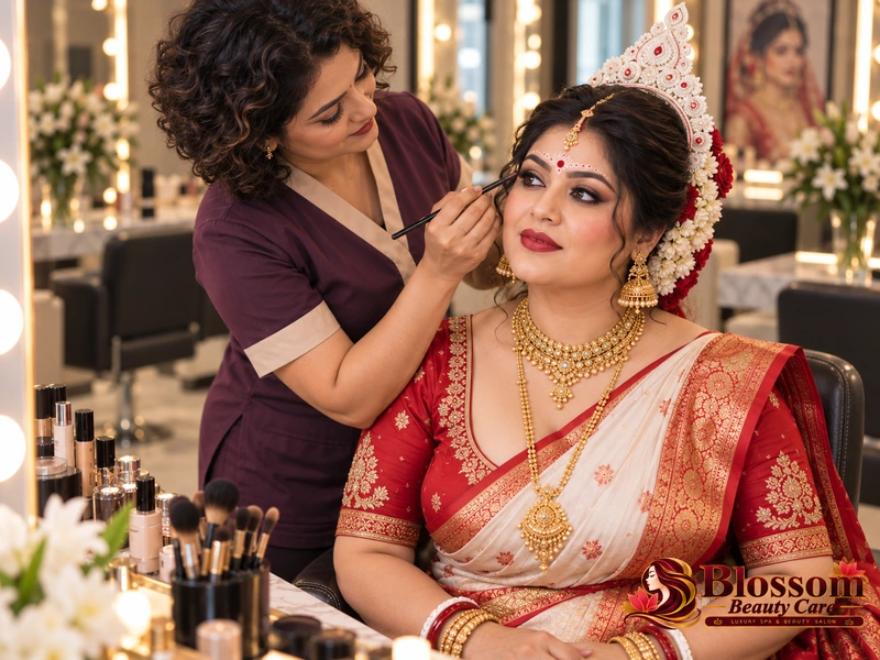 Bengali Bridal Look in Raipur