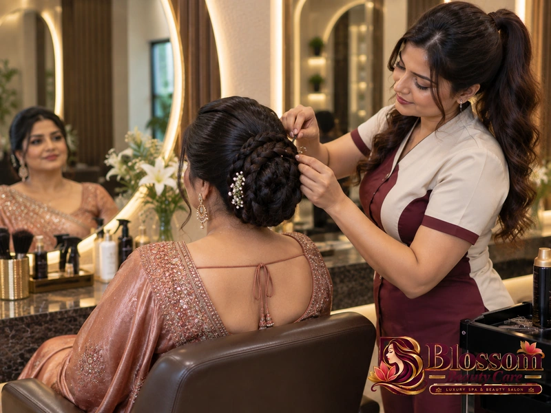 Braided Juda Hairstyle in Raipur
