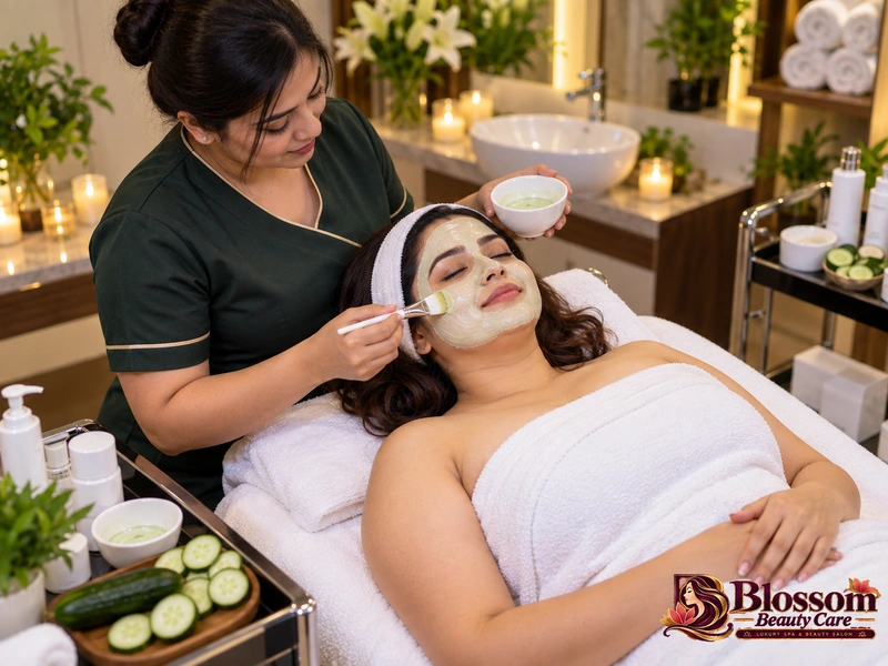 Cucumber Facial service at Blossom Beauty Care in Raipur