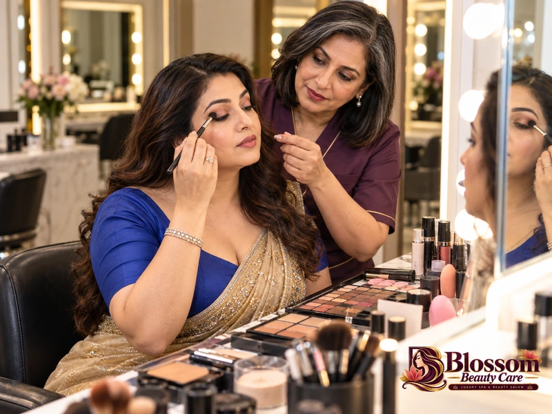 Engagement & Reception Makeup Course at Blossom Beauty Care in Raipur