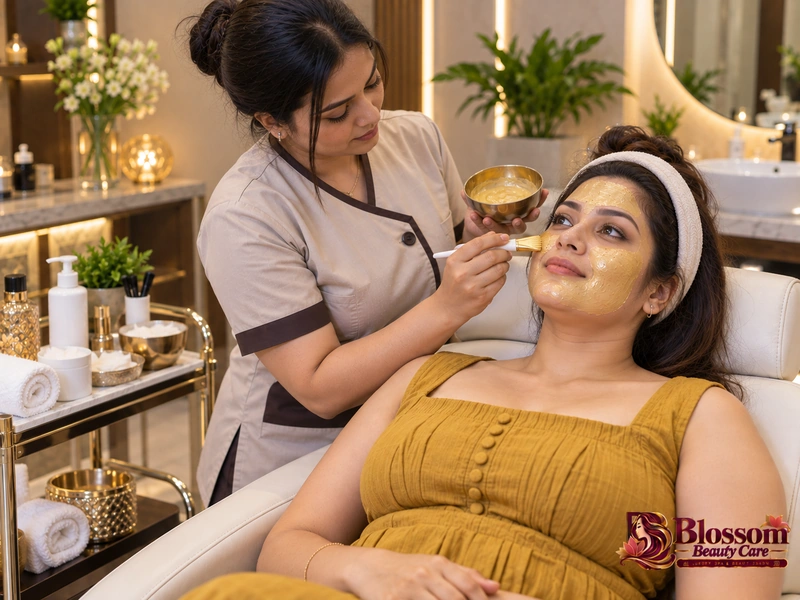 Gold Cleanup service in Raipur at Blossom Beauty Care
