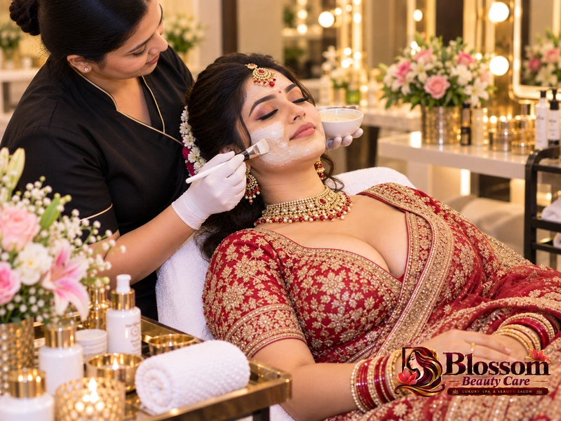 Luxury Bridal Facial service in Raipur at Blossom Beauty Care