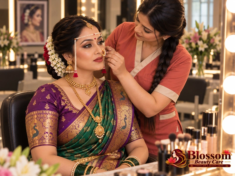 Maharashtrian Bridal Look in Raipur