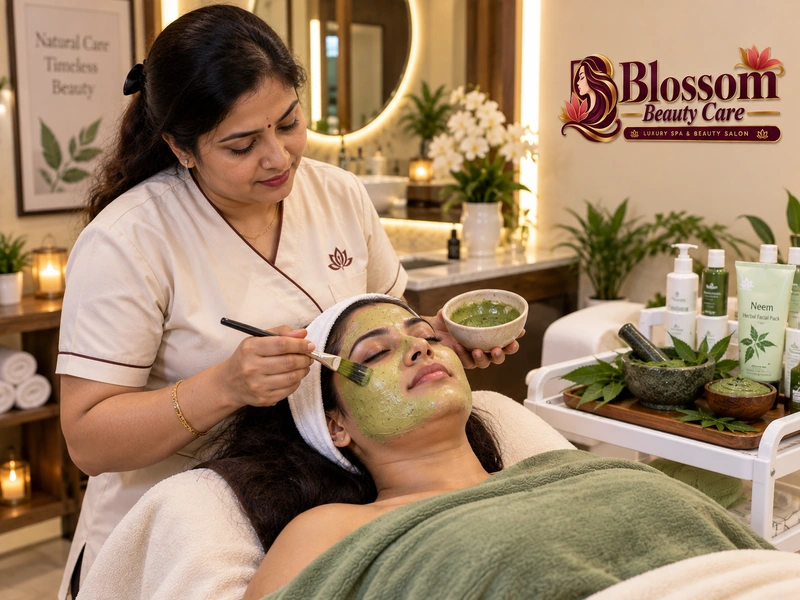 Neem Facial service at Blossom Beauty Care in Raipur
