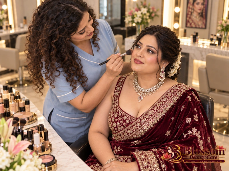 Soft Glam Bridal Makeup in Raipur