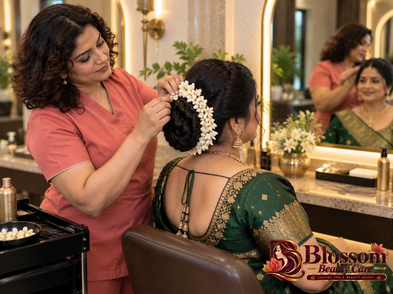 South Indian Juda Hairstyle in Raipur