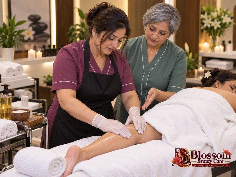 Spa & Body Massage Therapy Course at Blossom Beauty Care in Raipur
