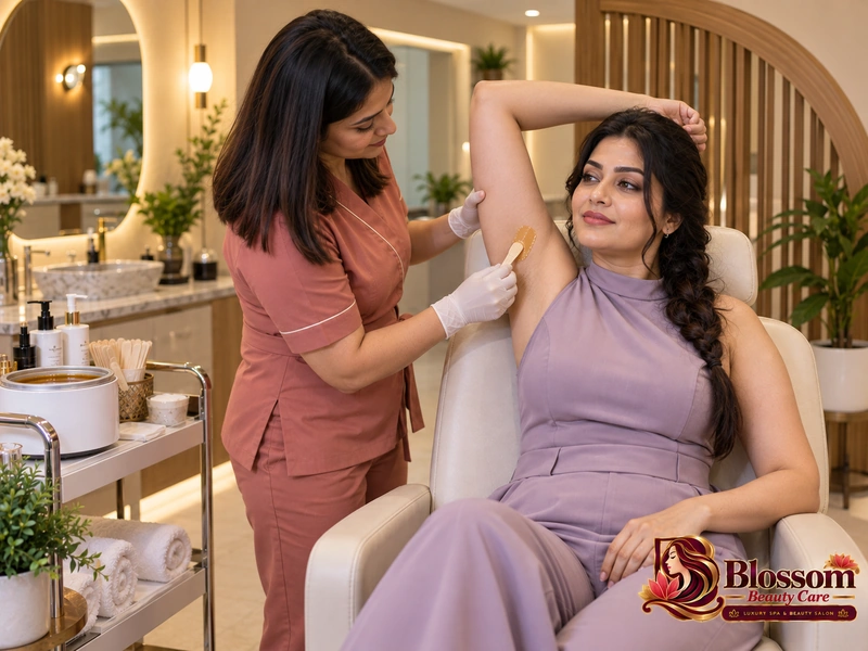 Underarms Wax service in Raipur at Blossom Beauty Care